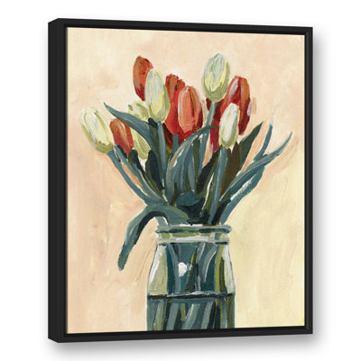 Vase de tulipes - Peinture