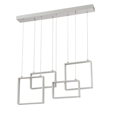 Luminaire suspendu 4 lumières DEL Zackrey