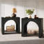 Table de chevet en noir-1075013691