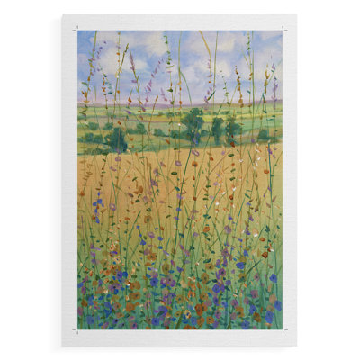 Wildflower Path II -Canvas Print Only - NOT FRAMED