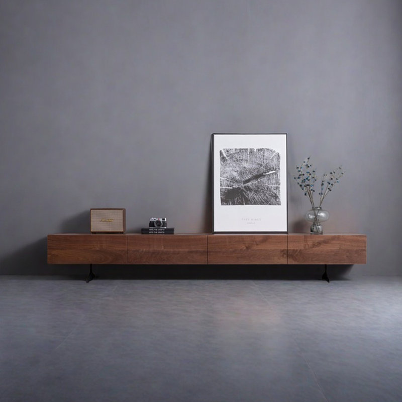 Cost effective solid wood TV cabinet, 70.87"