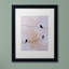 «Bird on Wire White» par Waldos, impression sur toile encadrée-19531323-19531324