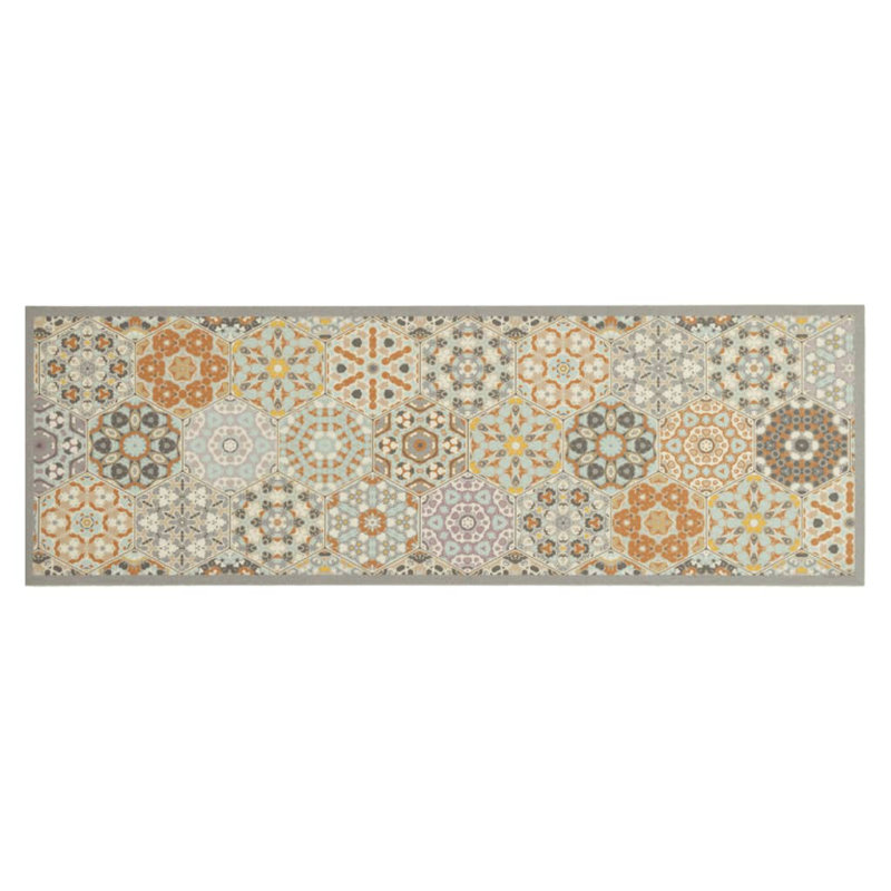 Mapleville Kitchen Mat, 60 x 180 cm, hexagon