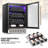 34.2'' H X 24'' W X 23.4'' D 46 Bottle and 156 Cans Single Zone Freestanding/Built-In Wine Refrigerator