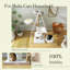 59-inch modern cat tree tower with 2 flower habitats, apartment, and wicker basket bed