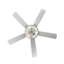 Killoren Ventilateur de plafond intérieur en cristal noir industriel à DEL avec télécommande et 5 pales réversibles-134151682