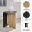 Josheua Steel Top End Table
