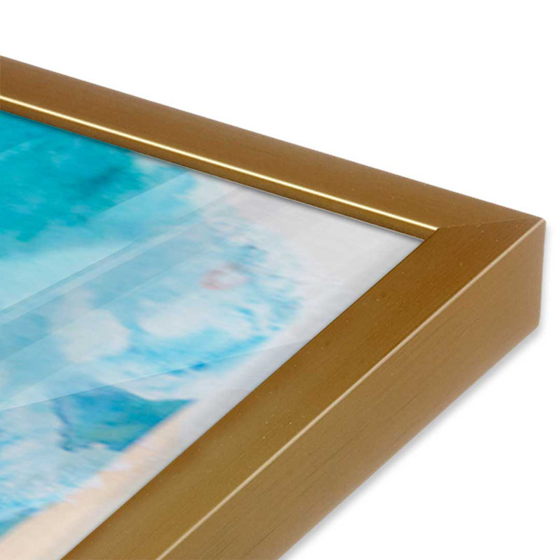 «Glory Abstracts II» par Allison Ford, reproduction d'art, H 36 po x l 24 po, Doré