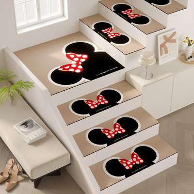 Tapis d'escalier auto-adhésif antidérapant pour usage intérieur