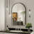 LED Bathroom Mirror with Lights, Arched Lighted Vanity Mirror with Anti-Fog, Memory Function,Dimmable-926153686-926153685