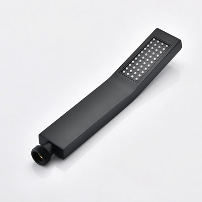 Ceiling Mounted Shower Matte Black - Handheld & 16" Head Rust- For Long-Term Showering, High Construction Durability,