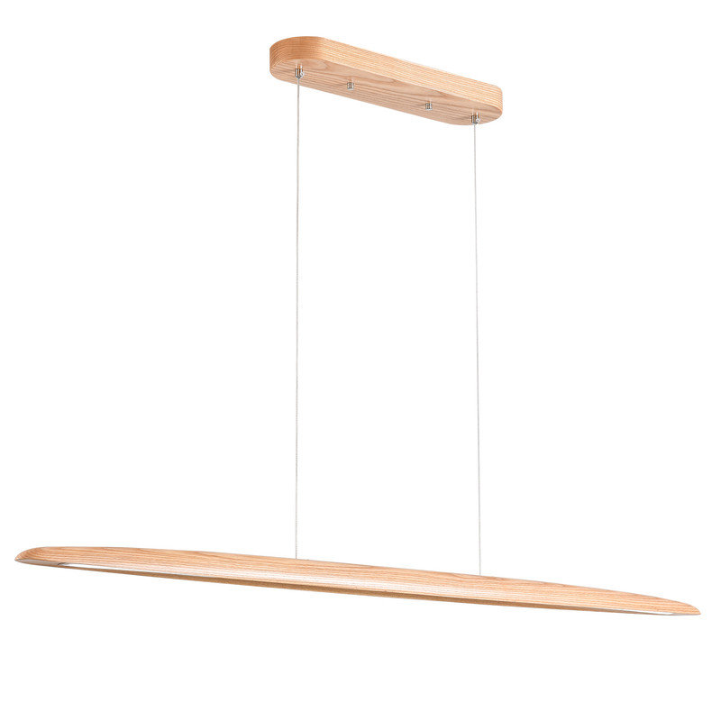 Teyden 1-Light LED Kitchen Island Pendant, Natural