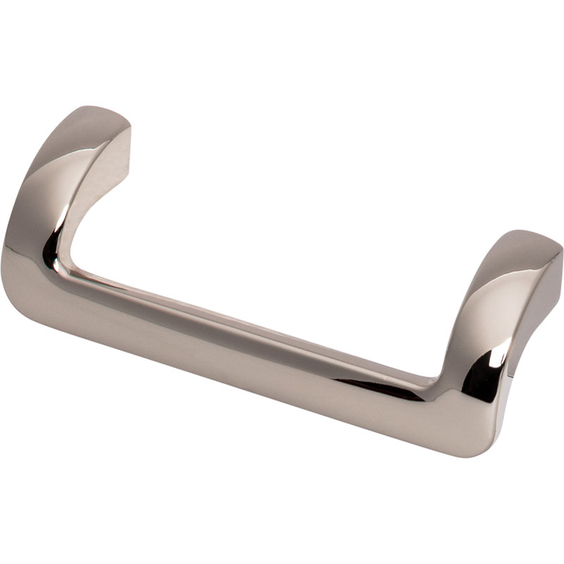 Kentfield Drop Handle, 3 3/4" Center to Center, Polished Nickel