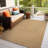 Herringbone Stripe Reversible Jute-Look Indoor/Outdoor Rug-356295118