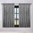  Leaves Pattern Machine Washable 100% Polyester Black Out Curtains with Back Tabs-103688500-103688496