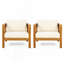Fauteuil club d'extérieur en bois d'acacia-1425513177