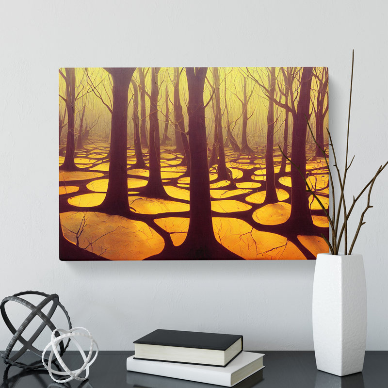 Lush Spring Forest - Wrapped Canvas, 35cm H x 50cm W x 3cm D