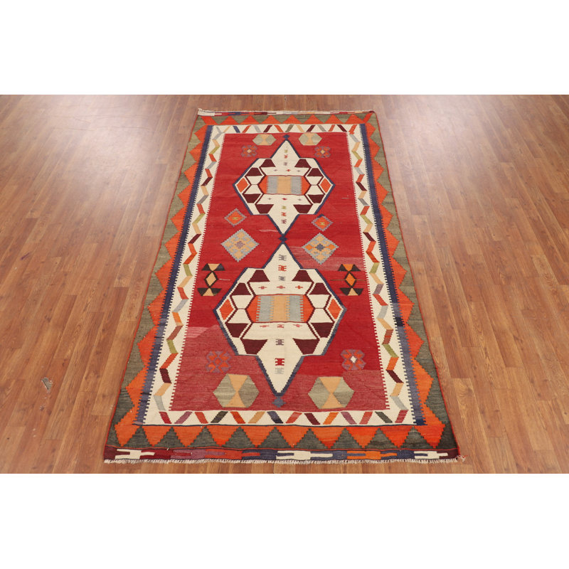 Tapis géométrique Kilim