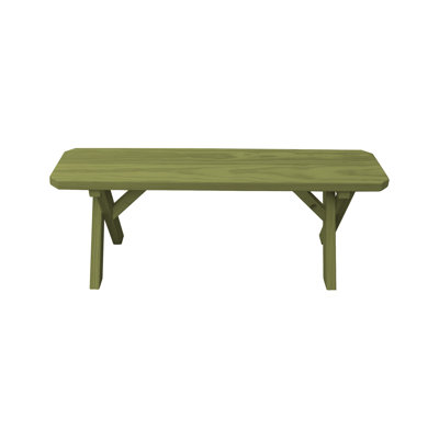 Sempronius Solid Wood Pine Outdoor Bench