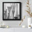 Silhouette Vases - cadre photo, impression sur toile-882235958-882235957
