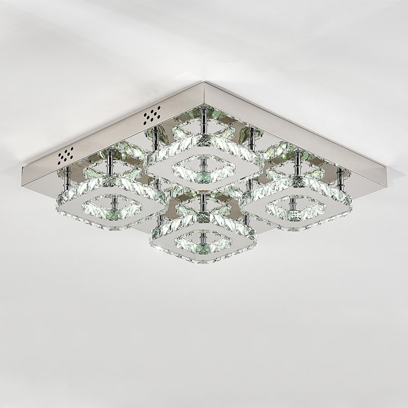 LED Flush Mount, White