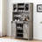 Meshah Sideboard with Bar Hutch-390335078