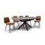 Nysa Extendable Metal Base Dining Table-254547499