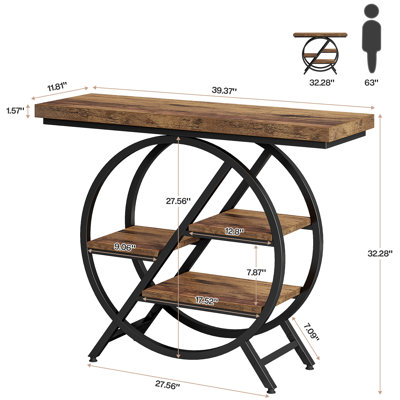 Arlesha 39.4'' Console Table