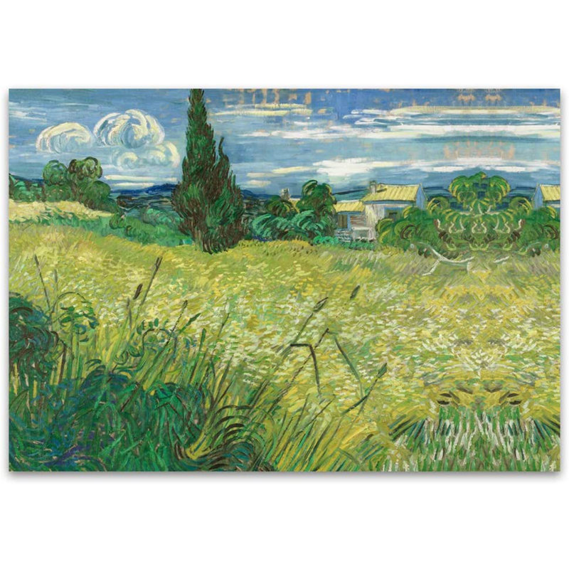 Adhésif mural mauvaises herbes luxuriantes, L 100 po x L 144 po