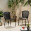 Chaise d'extérieur en osier