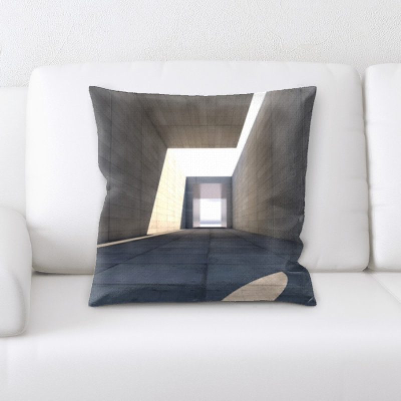 Microsuede Reversible Throw Pillow