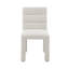 Chaise d'appoint Beige Boucle, ensemble de 2