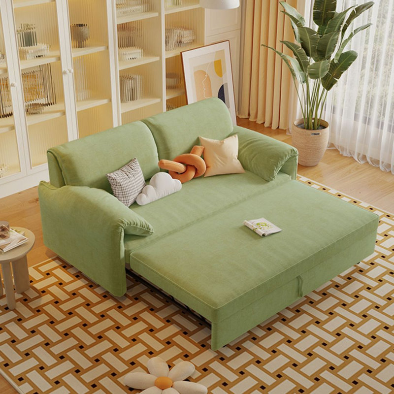 Canapé-lit convertible en tissu Green Cat, 82.68"W*36.22"D*34.65"H