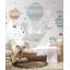 Papier peint amovible bébé baleine grise-99178411