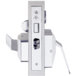 ENTRÉE CLASSIQUE Cal Royal SC8070HL US26D, G1 MORT L Plaqué chrome satiné
