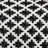 Cezara Rattan Side Chair in Black/White/Natural Brown