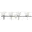 Troy 4-Light Indoor Brushed Nickel Bath or Vanity Wall Mount with Alabaster Glass Bell Shades-807006238