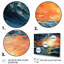 «Teal Orange Ocean Oceanic Odyssey Patchwork» sur toile-1045240728-1045240741