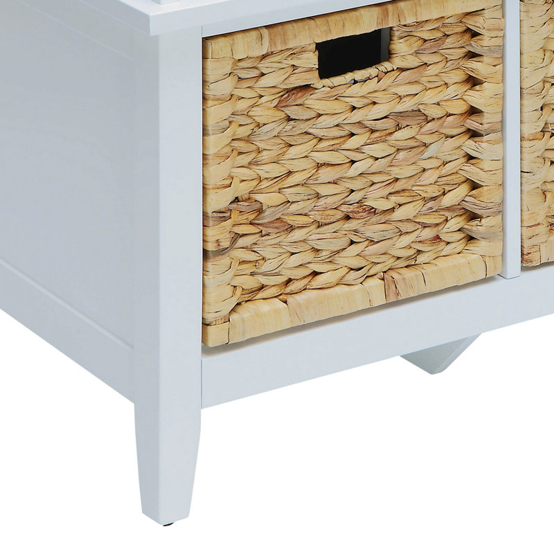 Banc avec rangement en bois