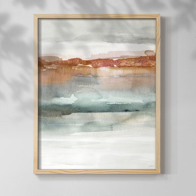 Cinnabar Sundown Framed Print - Solid Wood