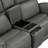 Anjelia Zero Wall Recline Sofa & Power Loveseat w/ Console Living Room Set-564243480
