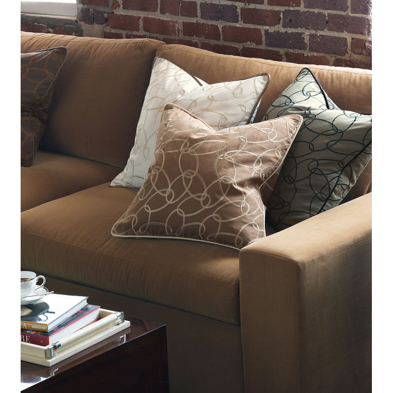 Square Pillow Cover & Insert, Loriner Sienna