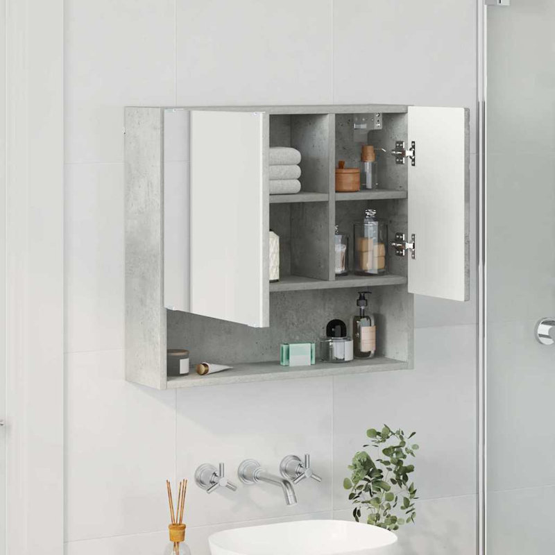 Bathroom Cabinet, Concrete Grey
