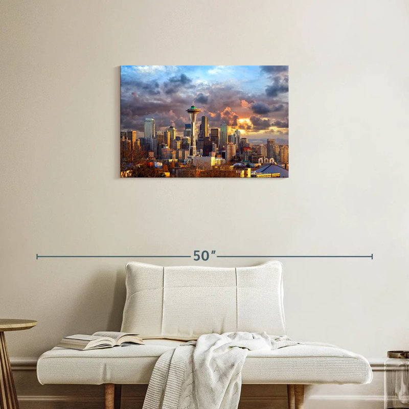 Ravi Seattle Sunset Sky, 20" H x 30" W