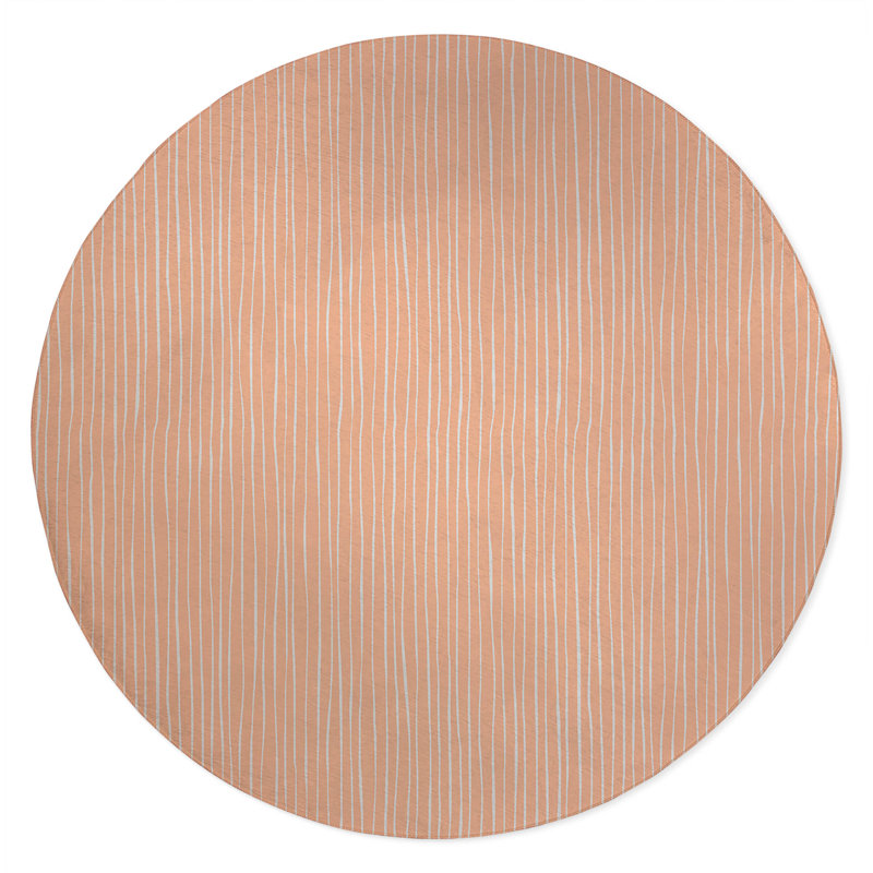 Ricky Non-Slip Outdoor Rug, Round 5'