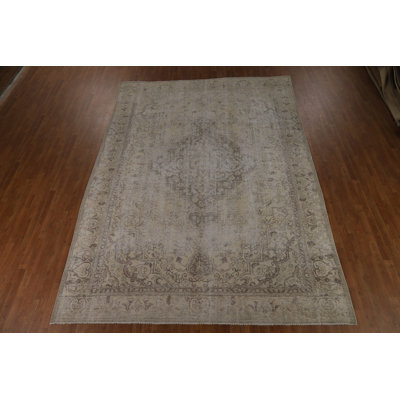 Tapis traditionnel rétro en laine 9 x 12