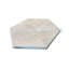 Carreaux de marbre hexagonal en pierre naturelle pour plancher et mur, 1 boîte de 12 pièces-112628413