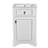 Bathroom Vanity With Ceramic Sink-466994365