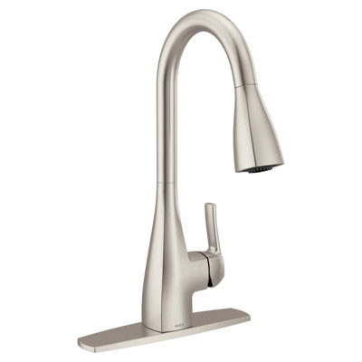 Moen Kiran One-handle High Arc Pulldown Kitchen Faucet with Power Clean