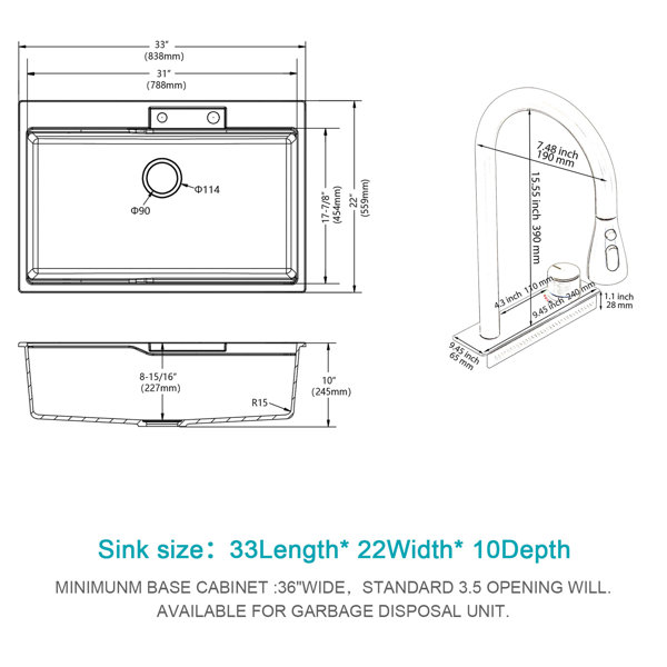 Dimensions du produit